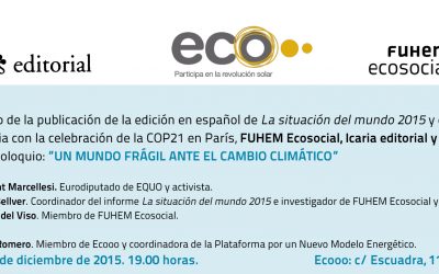 Cumbre del Clima: "Un mundo frágil ante el cambio climático"