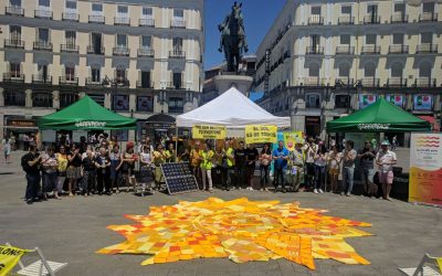 La Oleada Solar celebra el solsticio de verano junto a Greenpeace y la Fundación Fiare
