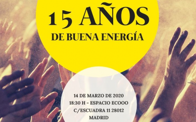 Celebramos contigo los 15 años de Ecooo llenos de energía positiva