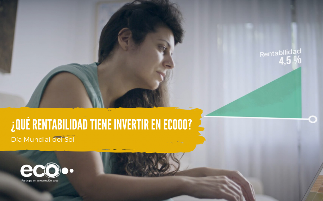 Invertir en energía solar con Ecooo te ofrece una rentabilidad del 5,3% antes de impuestos