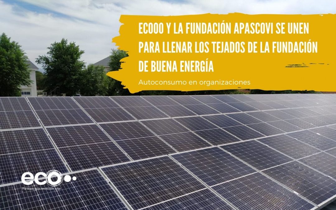 Instalación de autoconsumo en la Fundación Apascovi en Villalba, Madrid, realizada por Ecooo