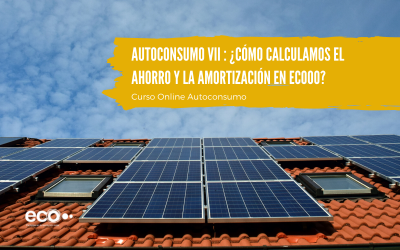 Autoconsumo VII : ¿Cómo calculamos el ahorro y la amortización en Ecooo?