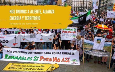 Nos unimos a Aliente, por la defensa del territorio